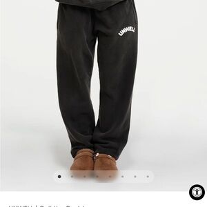 Unwell Black Relaxed Joggers